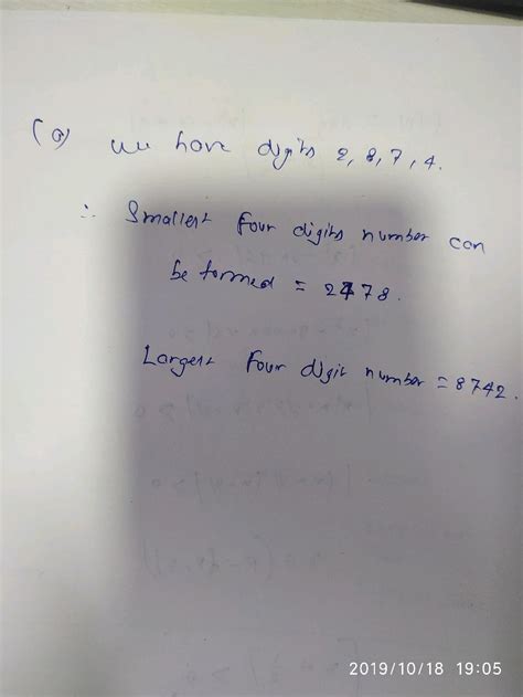 smallest 4 digit number without repetition